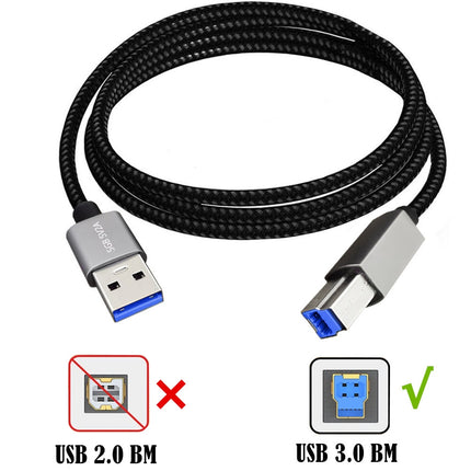 JUNSUNMAY USB 3.0 Male to USB 3.0 Male
Cord Cable Compatible with Docking Station, Length:1m