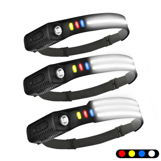 Sensor Headlight Rechargeable Outdoor Camping Fishing Lantern, Spec: 812-1