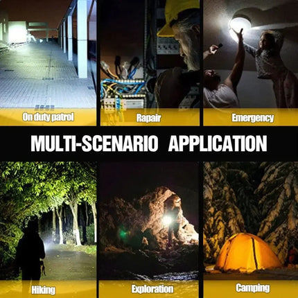 E-SMARTER CY011 Bright LED Side Light Flashlight Repair Mini Drop Proof Torch(Black)