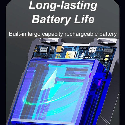 E-SMARTER DC08 Super Bright Floodlight Side Light Rechargeable Mini Flashlight(Black)