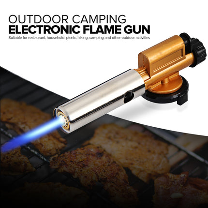 Butane Gas Electronic Ignition Gun for Outdoor Camping Picnic BBQ Welding