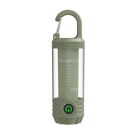 Rechargeable Outdoor Portable LED Camping Light Multifunctional Flashlight(Dark Green)