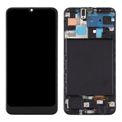 TFT LCD Screen for Samsung Galaxy A50 Digitizer Full Assembly with Frame (Not Supporting Fingerprint Identification)(Black)