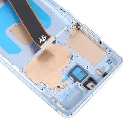 For Samsung Galaxy S20 SM-G980 TFT LCD Screen Digitizer Full Assembly with Frame, Not Supporting Fingerprint Identification(Blue)
