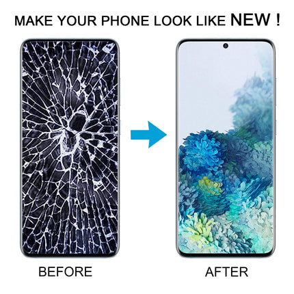 For Samsung Galaxy S20 SM-G980 TFT LCD Screen Digitizer Full Assembly with Frame, Not Supporting Fingerprint Identification(Blue)