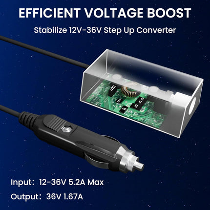 EDUP Starlink Mini Fast Charger Power Supply Adapter with Car Charger EP-SK0136