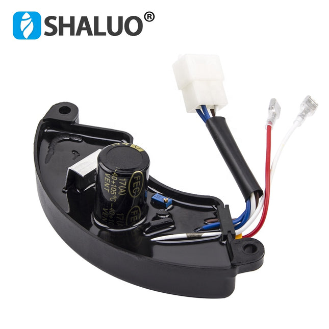 Stabilizer Automatic Voltage Regulator 220V Single Phase Control Board 250V 470UF 6 Wires 5KW AVR Gasoline Generator Parts