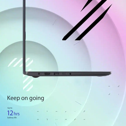 ASUS - Vivobook Go 14 14" FHD Laptop - Intel Celeron N4500 - 4GB Memory - 128GB eMMC - Star Black