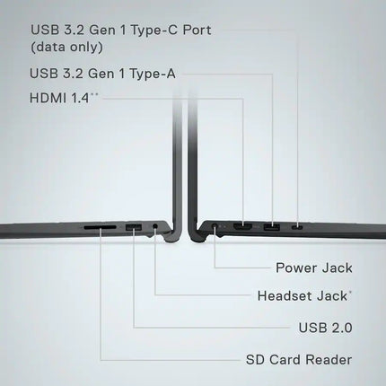 Dell - Inspiron 15.6" Touch Screen Laptop - AMD Ryzen 7 7730U with 16GB Memory - 1TB SSD - Black