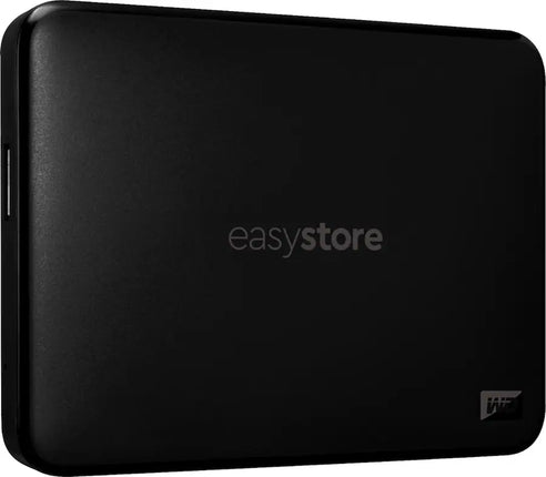 WD - Easystore 1TB External USB 3.2 Gen 1 Portable Hard Drive - Black