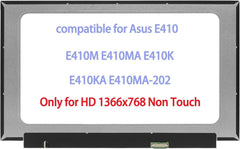 LCD Screen 14.0-inch WideScreen FHD (1920x1080)  Glossy compatible with ASUS E410KA-CL464