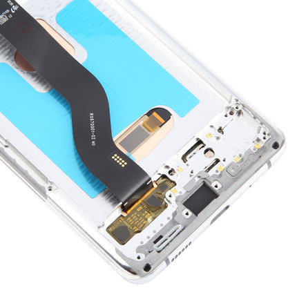 For Samsung Galaxy S20+ 4G/5G SM- G985/986 6.67 inch OLED LCD Screen Digitizer Full Assembly with Frame(Black)