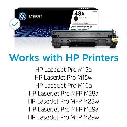 1 x HP 48A CF248A Compatible Black Toner Cartridge - 1,000 Pages