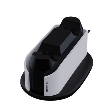 SPARKFOX W20P508 Dual Charger With Contacts Wireless Handle Charger For PS5, Style: Charger+Data Cable