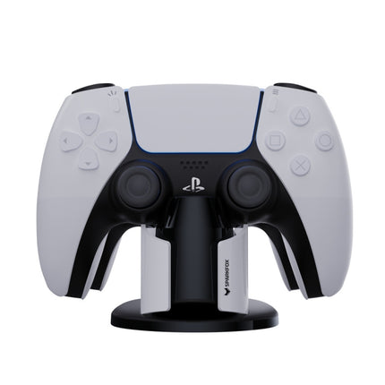 SPARKFOX W20P508 Dual Charger With Contacts Wireless Handle Charger For PS5, Style: Charger+Data Cable