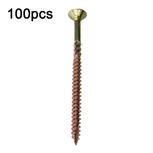 RUITOOL T25 100pcs Woodworking Screws Torx Self Tapping Screws 5 x 80mm