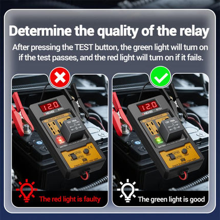 ANENG 12V/24V Car Battery Relay Four-Pin Digital Display Tester(RT01)
