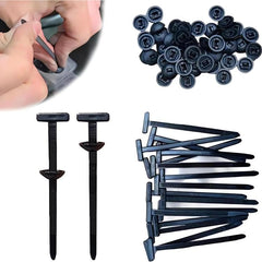 100pcs / Pack PP Universal Cable Tie Buckle(Black)
