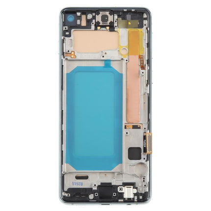 For Samsung Galaxy S10 4G SM-G973F 6.05 inch TFT LCD Screen Digitizer Full Assembly with Frame, Not Supporting Fingerprint Identification(Gray)