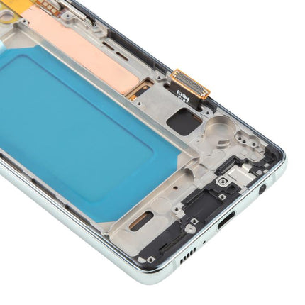 For Samsung Galaxy S10 4G SM-G973F 6.05 inch TFT LCD Screen Digitizer Full Assembly with Frame, Not Supporting Fingerprint Identification(Gray)