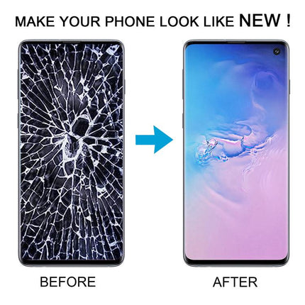 For Samsung Galaxy S10 4G SM-G973F 6.05 inch TFT LCD Screen Digitizer Full Assembly with Frame, Not Supporting Fingerprint Identification(Gray)