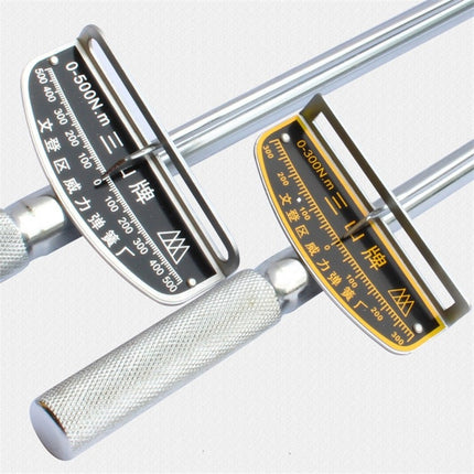 SANSHAN Pointer Torque Socket Wrench Torque Wrench, Specification:0-500N.m