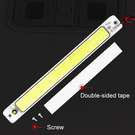 2 PCS ZS-3348 DC12-24V High Bright 84 COB Lamp Beads Car Dome Light Cabin Light Bar