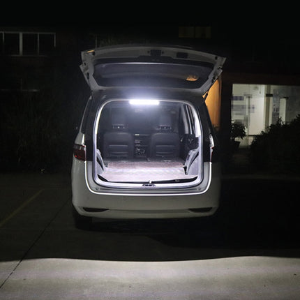 2 PCS ZS-3348 DC12-24V High Bright 84 COB Lamp Beads Car Dome Light Cabin Light Bar