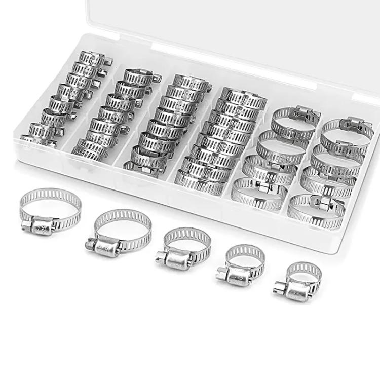 40pcs /Set Stainless Steel American-Style Heavy-Duty Clamp Kit(303g)