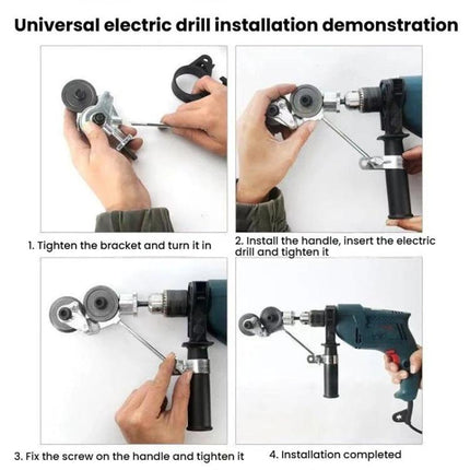 Universal Sheet Metal Cutter Electric Drill Iron Shear Conversion Shears