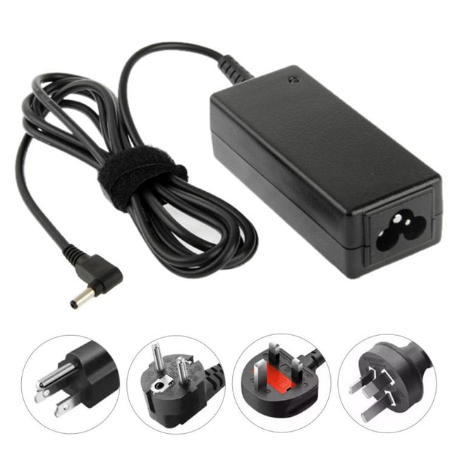 65W 19V 3.42A AC Adapter for Asus Notebook, Output Tips: 4.0mm x 1.35mm(Black)