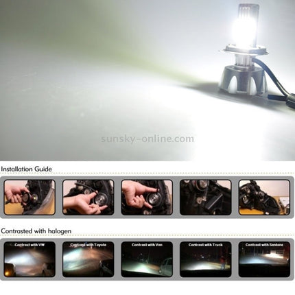 PCS PEGASUS H4 Halogen Car Headlight Lamp, 2000 Lumens Warm White Light, 12V / 90W 5000K (Copy)