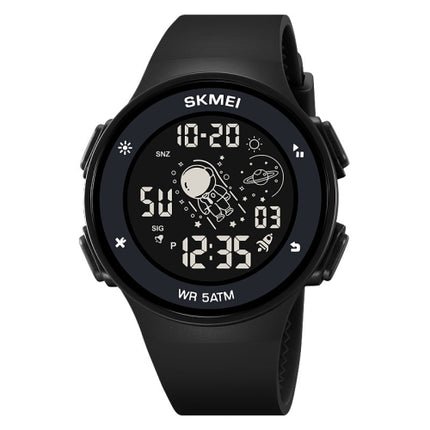 SKMEI-2068-Multifunctional-Men-50M-Waterproof-Noctilucent-Sports-Digital-Wrist-Watch(Black)