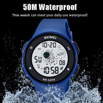 SKMEI-2068-Multifunctional-Men-50M-Waterproof-Noctilucent-Sports-Digital-Wrist-Watch(Black)
