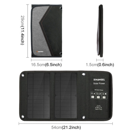 HAWEEL-14W-Foldable-Solar-Panel-Charger-with-5V-/-2.4A-Max-Dual-USB-Ports