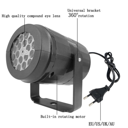 KD 1001 LED Rotatable Christmas Decoration Snowflake Projector Light, Specification: AU Plug