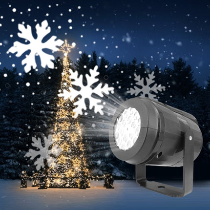 KD 1001 LED Rotatable Christmas Decoration Snowflake Projector Light, Specification: AU Plug