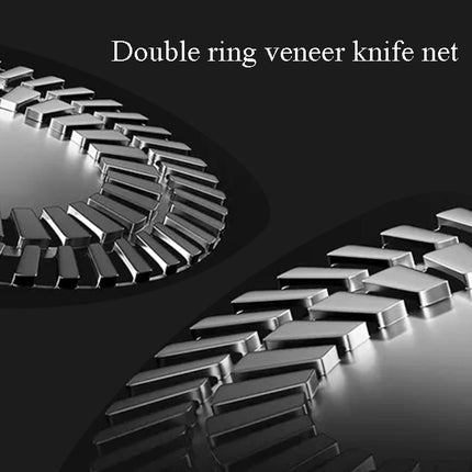 Electric-Shaver-Rechargeable-Razor-Intelligent-Digital-Display-Bald-Hair-Clipper,Style:-Blue