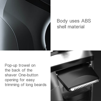 Original-Xiaomi-ENCHEN-Water-Proof-Triple-Rotary-Double-Ring-Blade-Shaving-Head-Electric-Rechargeable-Shaver-For-Men(Black)