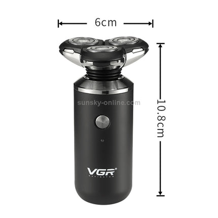 VGR-V-317-5W-USB-Omnidirectional-Three-dimensional-Floating-Three-network-Electric-Shaver