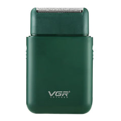 VGR V 390 5W USB Portable Reciprocating Electric Shaver (Green)