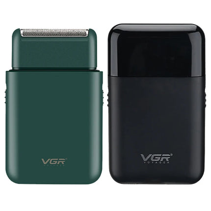VGR V 390 5W USB Portable Reciprocating Electric Shaver (Green)