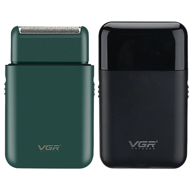 VGR V 390 5W USB Portable Reciprocating Electric Shaver (Green)