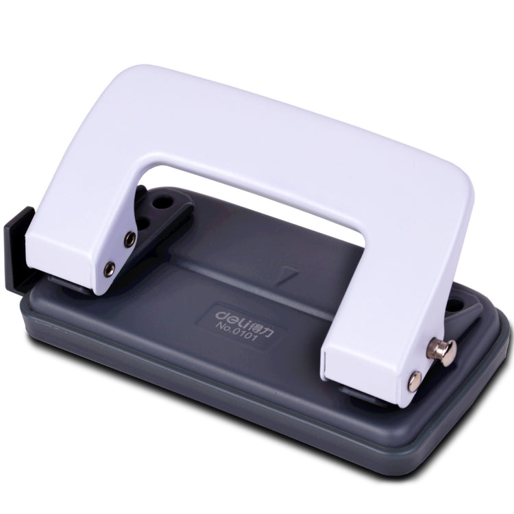 Deli 0101 Office Supplies Punch Two Hole Puncher, Color Random Delivery
