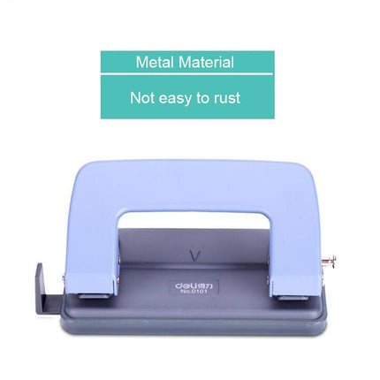 Deli 0101 Office Supplies Punch Two Hole Puncher, Color Random Delivery