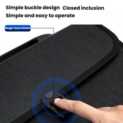 Deli-5232-A4-Accordion-Bag-Office-Handbag-13-Compartment-Folder-Document-Storage-Bag(Blue)