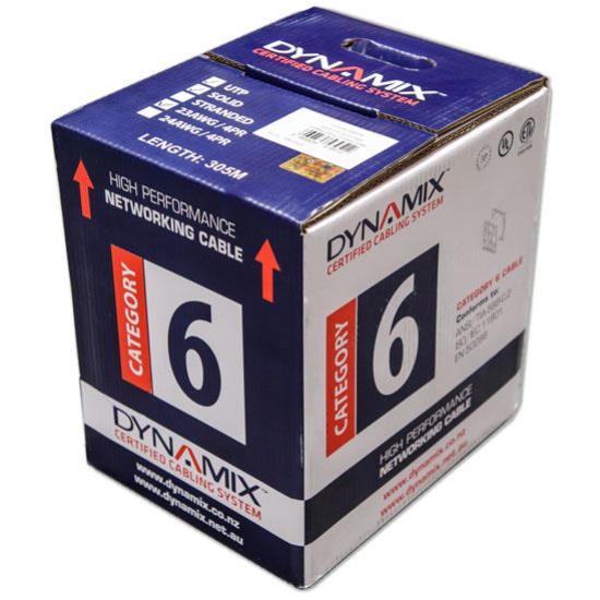 DYNAMIX 1M Cat6 Blue UTP SOLID Cable Roll