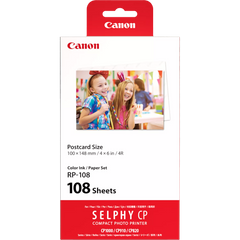 Canon RP108 Genuine Ink & Paper Pack (108 sheets 6x4)