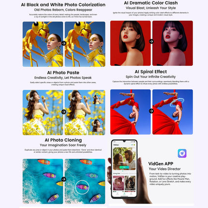 Blackview WAVE 9C, 4GB+128GB, 6.56 inch Android 15 Unisoc T603 SC9863A Octa Core, Network: 4G, OTG (Blue)