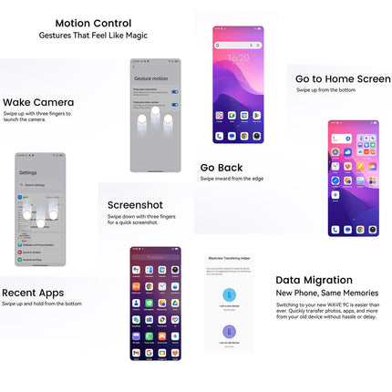 Blackview WAVE 9C, 4GB+128GB, 6.56 inch Android 15 Unisoc T603 SC9863A Octa Core, Network: 4G, OTG (Blue)